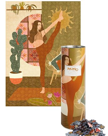 Puzzle Lift Me Up 1000 w ozdobnej tubie, MUNO puzzle