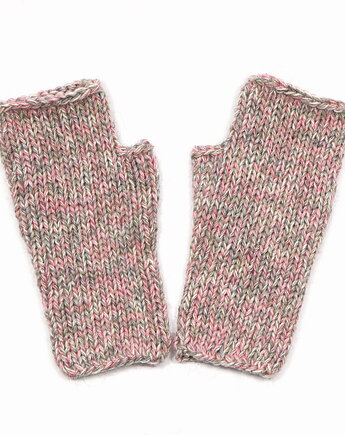 Mitenki Edyta-bezszwowe rękawiczki bez palców z krótkim kciukiem, RękaProduction