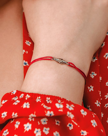 Oscypek wrzeciono  bransoletka na sznureczku, Hetman Jewelry