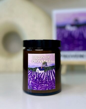 Świeca sojowa lawendowa - FIELDS OF PROVENCE, GG STORE