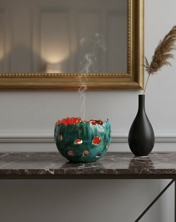 Lampion ceramiczny - Arbuz, Beasolart