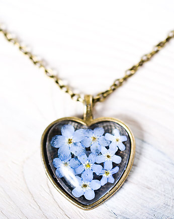 Naszyjnik z żywicy w kształcie serca, So Jewelry