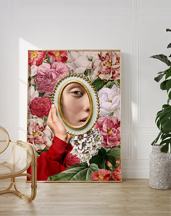 Plakat - Match the rosses, hint of time collage studio