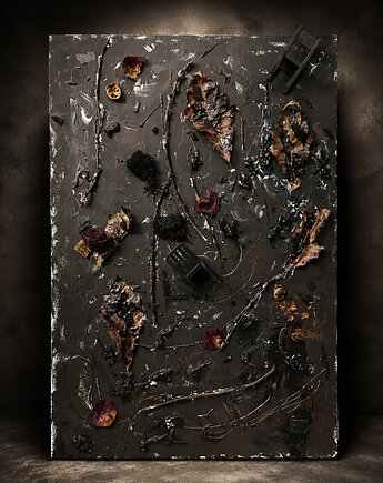 Obraz strukturalny - Ashes of Silence, prettydecay.studio