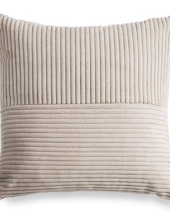 Cord Slim kremowa poduszka dekoracyjna 45x45, Poduszkowcy