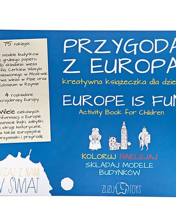 Przygoda z Europą - kreatywna książeczka, OKAZJE - Prezent na Roczek