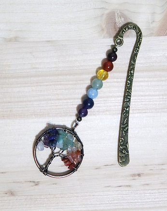 Zakładka do książki -  Czakry, drzewo życia - mała, yenoo