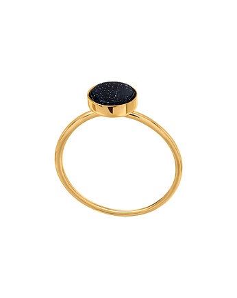 Pierścionek/DROPS/złocony/noc kairu, Daria Siwiak Jewellery
