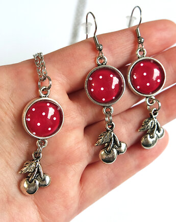 Komplet - Cherry dots , pin-up girl, yenoo