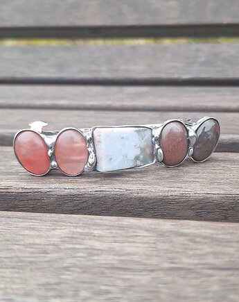 Jesienna - klamra do włosów, po drugiej stronie lustra