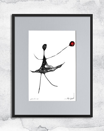 Minimalistyczna grafika z ramą - nr 85, Maja Gajewska