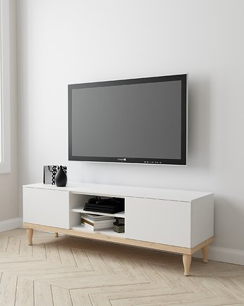 Szafka RTV MALVA  biała, B2design