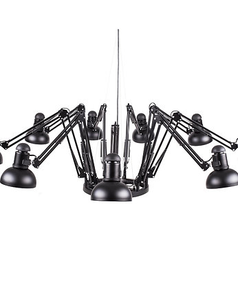 Lampa wisząca SPIDER czarna regulowana 65-215 cm, Step Into Design