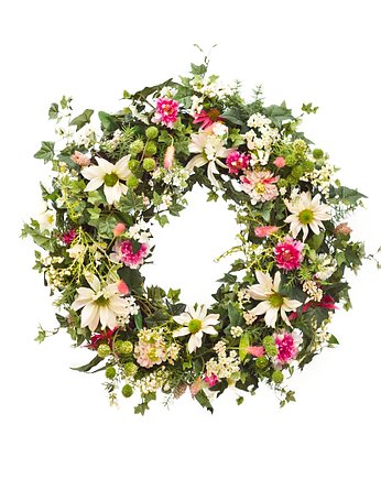 Kwiatowy wianek na ścianę, okno, drzwi , Flovers