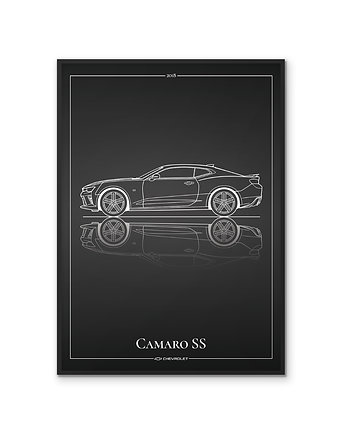Plakat Motoryzacja - Camaro SS, Peszkowski Graphic