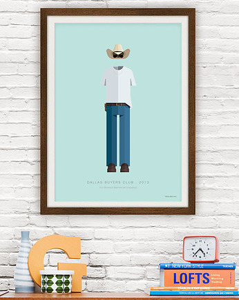 Dallas Buyers Club - plakat 50x70 cm, minimalmill