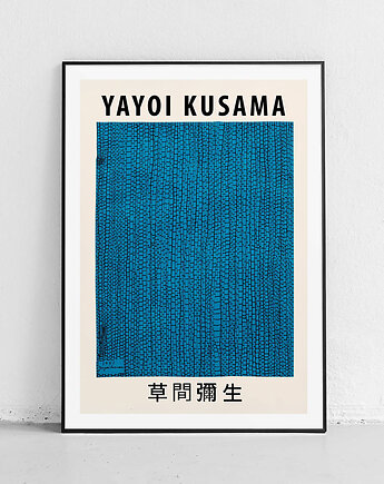 Plakat Niebieska abstrakcja Kusama, Harvest Maison