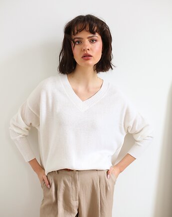 Sweter Luna śmietanka, Lucky HandMade
