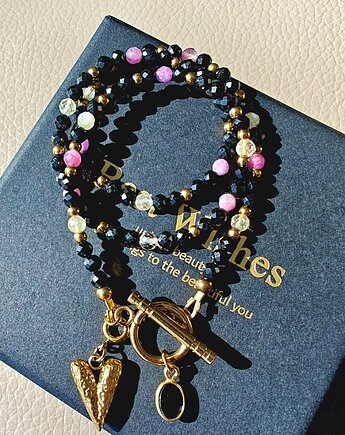 Klasyczny turmalin i cytryn