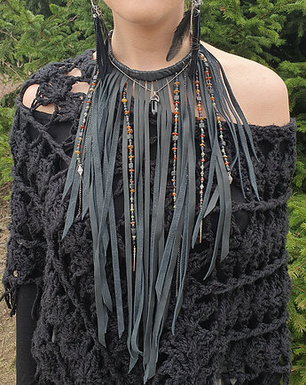 Etniczny, Słowiański długi naszyjnik, martuch