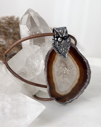 Srebrny naszyjnik - Lody w czekoladzie