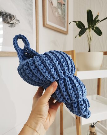 Kosz w kształcie muszli do powieszenia - boho dekoracja, Lana Design