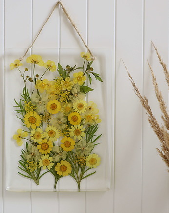 Obrazek z żółtymi kwiatami w żywicy 1, Floral Home