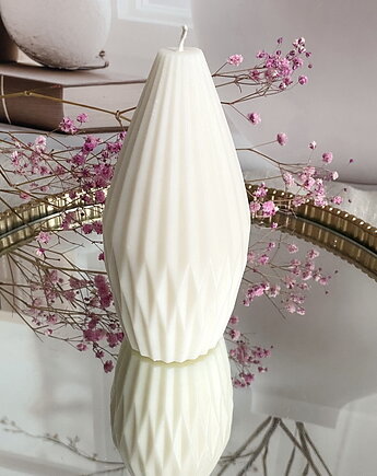 Świeca ekologiczna sojowa dekoracyjna "Grusha" 137x65mm, Coccola JEWELLERY