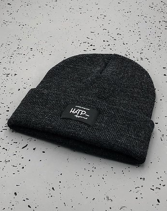 Czapka beanie antracytowy melanż - Apparel, HARP TEAM