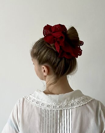 Zestaw gumek do włosów Ruby Bloom - Idealny do koka, Volie Line