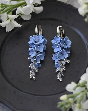 Kolczyki Niezapominajka, MariaPolymer