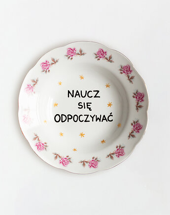 Talerz na ścianę - odpoczywaj, EMPE artstudio