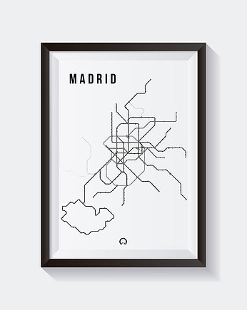 Plakat MADRYT metro , Moje Metro