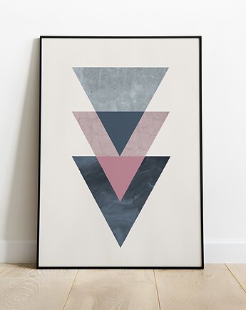 Nowoczesny plakat/grafika na ścianę, skandynawski styl., Grawisfera