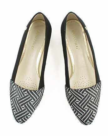 Czółenka Skórzane - baleriny  (3913), BOSCCOLO