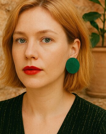 KÓŁKO . zamsz . Butelkowa Zieleń, Woo Hoo