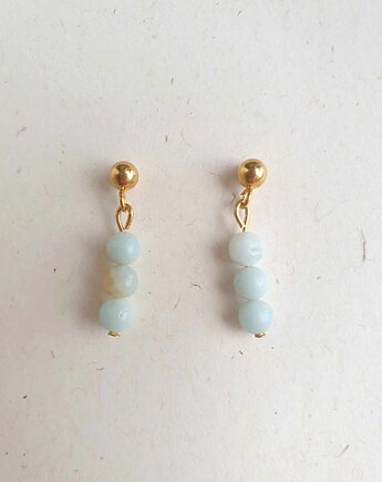 Kolczyki DROPSY mini z amazonitem, modesign