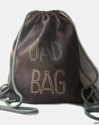 DAD BAG plecak worek dla taty, raspberi