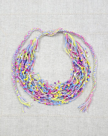 7032 Kolorowy naszyjnik kaskadowy, kama4you