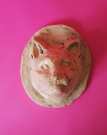 Ceramiczna maska - KOT, Clay Republic