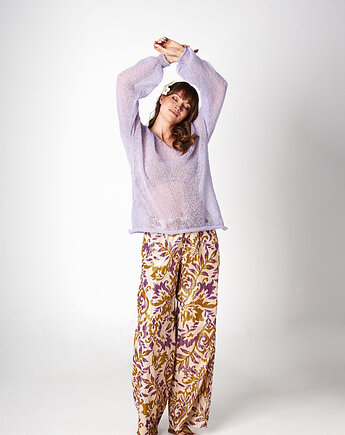Alpaka sweter Gili - Fiolet, YOU by Tokarska
