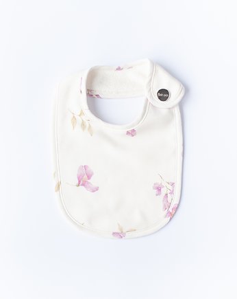 Śliniak niemowlęcy w kwiatuszki wisterii, OSOBY - Prezent dla noworodka