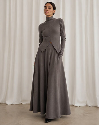 Komplet soft tailoring szary, Patchouli
