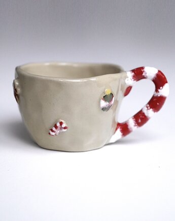 Kubek świąteczny 200 ml, rel ceramic