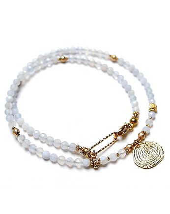 Chalcedon vol. 2 /choker/ 05.02.26  - Szlachetna kolekcja, KiKa pracownia