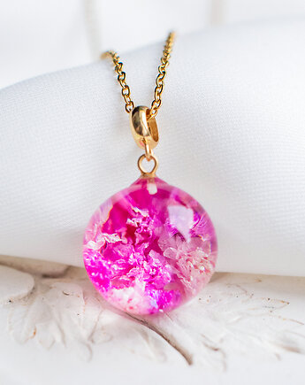 Wisiorek z gipsówką, nature gift