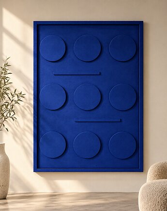 Minimalistyczny obraz 3D / relief 50x70, Luumi Studio