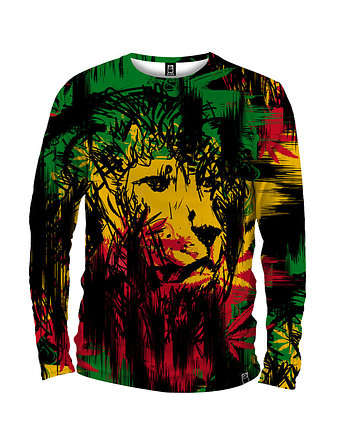 Koszulka Longsleeve Męska DR.CROW Rasta Lion, DrCrow