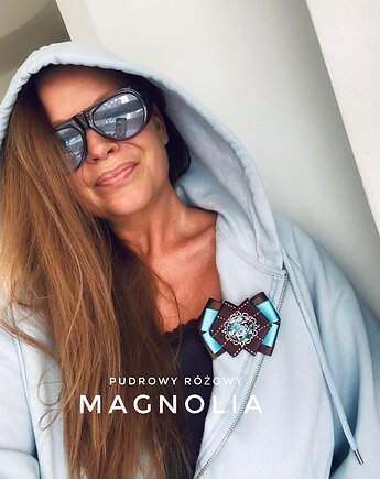 Kolekcja Kwiatowa Kwiat Magnolii  NEW, Pudrowy Różowy