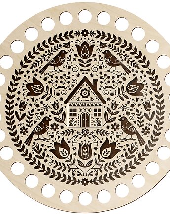 Dno do Szydełkowania KOŁO Baza 15cm Wielkanocna do Koszyczka Spód Torebki, smxdsgn